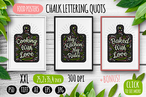 CHALK LETTERING QUOTS