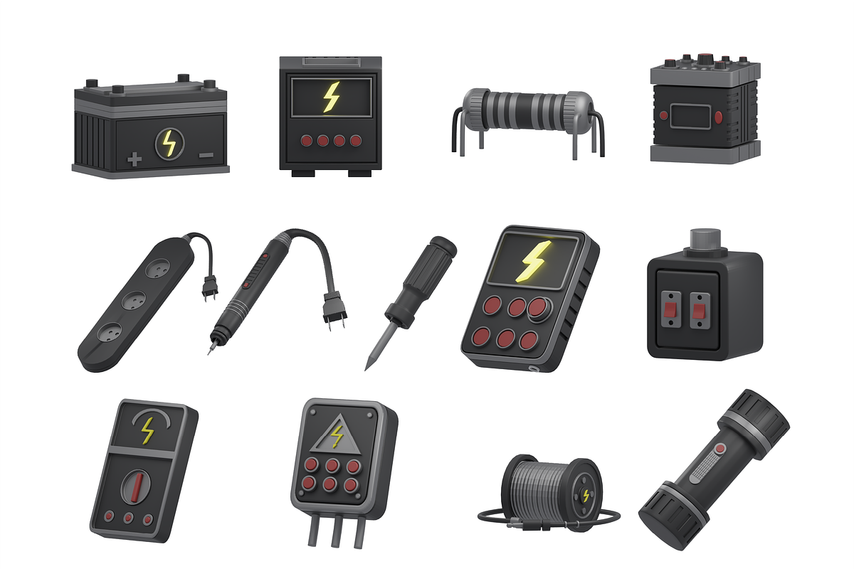 3D Electrical & Energy Pack, a 3D by Dudukbersama (Photo 3 of 3)