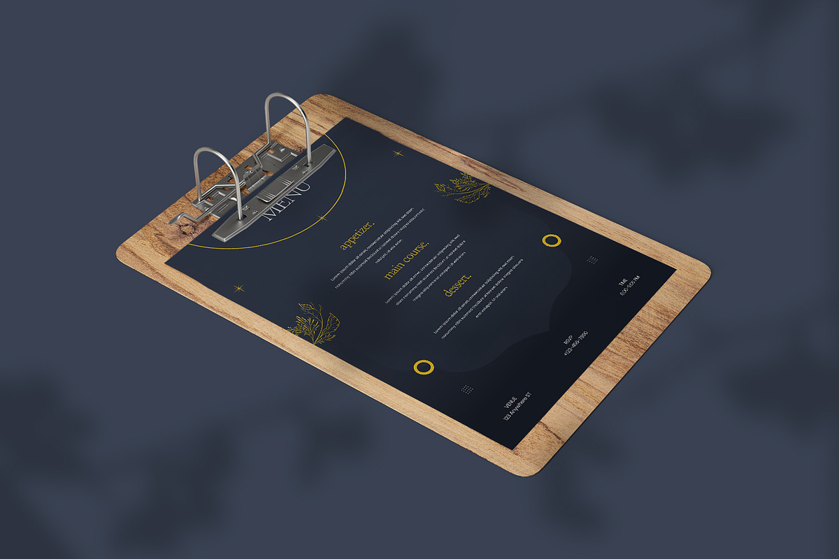 Wedding - Menu, a Print Template by VUNIRA (Photo 3 of 3)