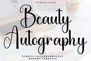 Beauty Autography, a Handwritten Font by InermediaSTUDIO (Thumbnail 1 of 8)
