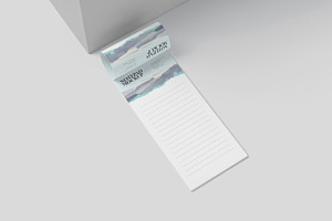 Long Notepad Mockups