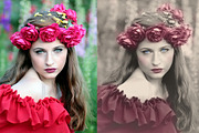 Colorized Old Photo Effect Photoshop, an Action Add-On by PhotoSpirit (Thumbnail 4 of 11)