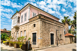 Traditional houses in the old town featuring antalya, turkey, and town, an Architecture Photo by Leonid Andronov
