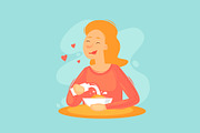 People eat., a Food Illustration by Podis (Thumbnail 3 of 9)