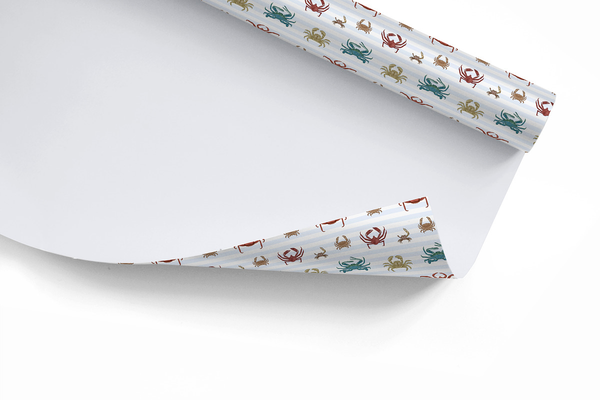 Crabs set + seamless patterns, an Animal Illustration by Good Studio (Photo 11 of 14)