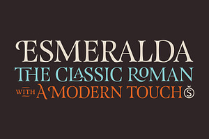 Esmeralda Pro, a Font by Sudtipos