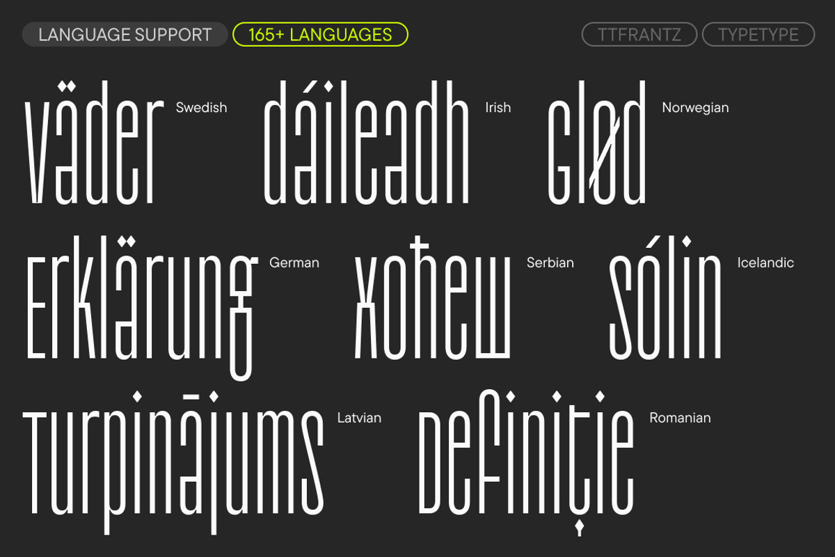 TT Frantz, a Sans Serif Font by TypeType (Photo 7 of 12)