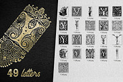 28 IN 1 VINTAGE LETTERS COLLECTION, a Symbol Font by Graphic Spirit (Thumbnail 27 of 31)