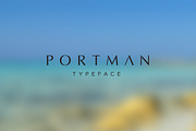 Portman Typeface, a Sans Serif Font by Urazovsky Design (Thumbnail 1 of 3)
