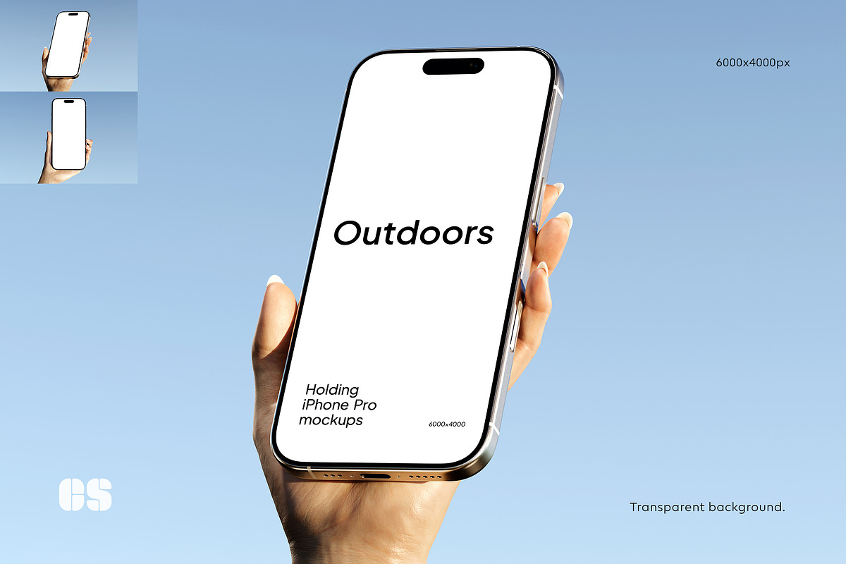 Hands Phone Mockups, an iPhone Mockup by Croma Studio (Photo 1 of 5)