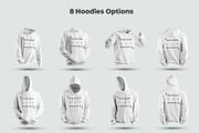 8 3D Men Mockups Hoodie, a Hoody Mockup by Grow Design Craft Studio (Thumbnail 7 of 7)