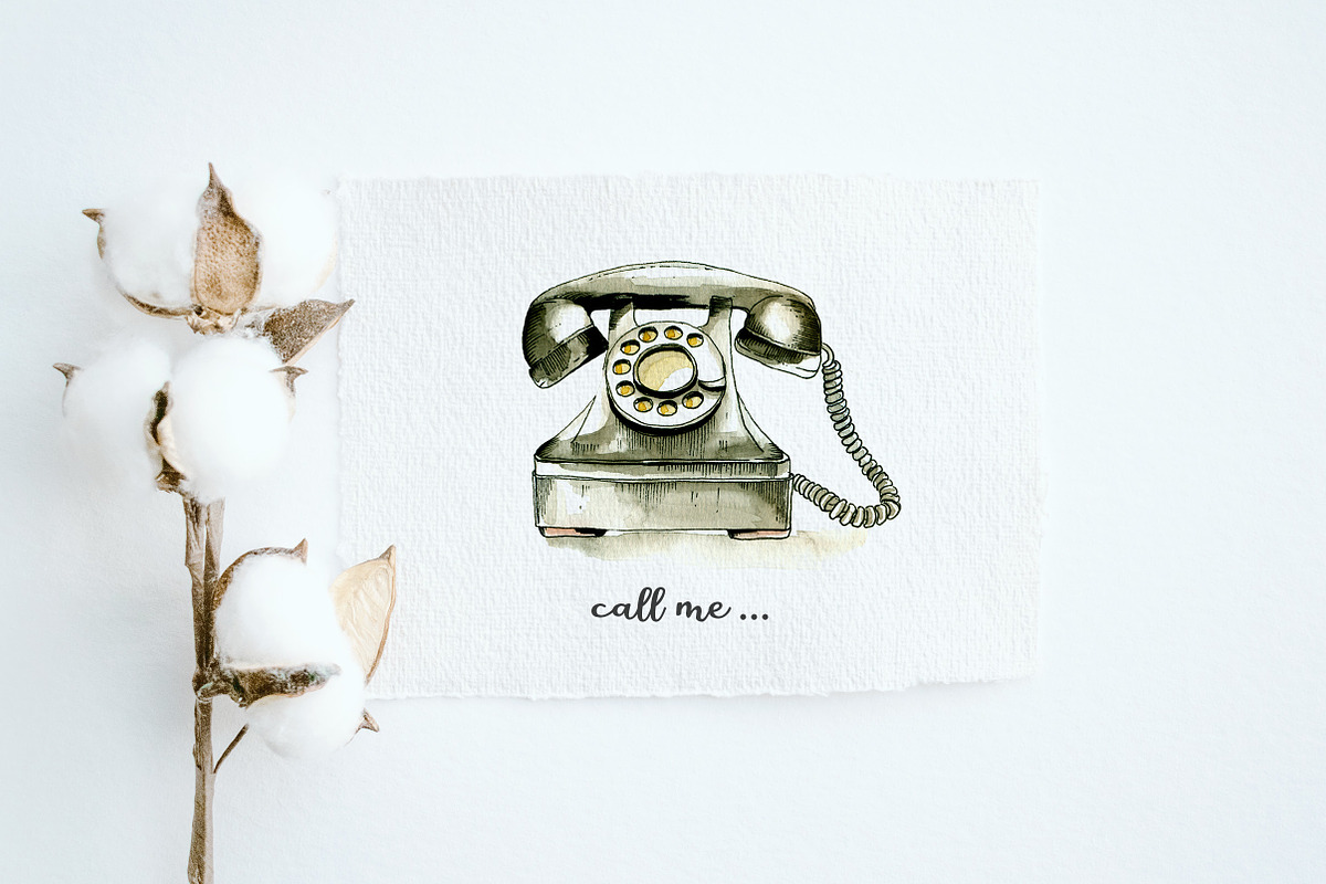 Vintage Lifestyle. Retro devices, a Decorative Illustration by iri-illustration (Photo 12 of 12)