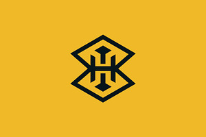 modern initial letter IH or HI logo, a Branding & Logo Template by Rasagama Studio