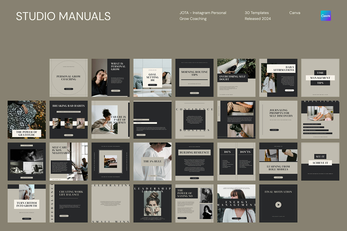 JOTA – Instagram Personal Grow Coach, a Social Media Template by Studio Manuals (Photo 8 of 8)