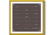 Vintage Big Set of Horizonyal, a Decorative Illustration by FineArtStudio (Thumbnail 2 of 3)