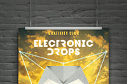 Electronic Music Poster, a Flyer Template by VectorBurn (Thumbnail 5 of 5)