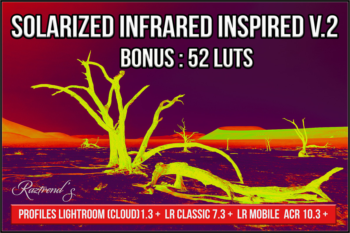 Solarized IR Inspired profiles LUTs, a Plug-in Add-On by Raztrend (Photo 1 of 30)