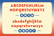 Mangor – Geometric Groove Display, a Sans Serif Font by Drizy (Thumbnail 4 of 10)