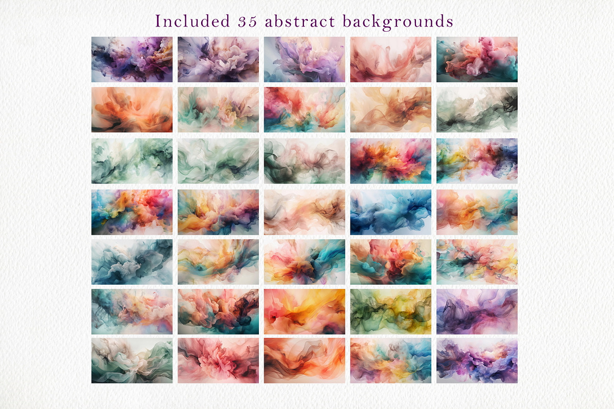Abstract Liquid Backgrounds - Pastel, a Background Graphic by ArtIrisArt (Photo 2 of 13)