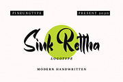 Sink Rettha Black Friday, a Script Font by pineungtype (Thumbnail 1 of 5)