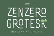 Zenzero Grotesk Sans (Regular+Round), a Sans Serif Font by Hederae Type Foundry (Thumbnail 1 of 6)