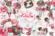 Valentine Love Couples Clipart PNG, a Seasonal Illustration by KaramfilaS (Thumbnail 1 of 12)