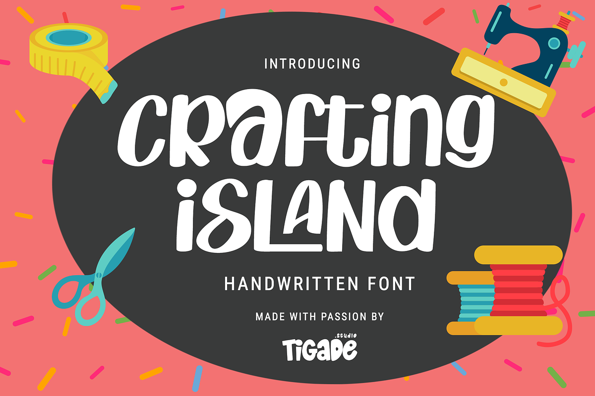 MEGA BUNDLE CRAFTING FONT VOL1, a Font by Tigadestd Type (Photo 9 of 23)