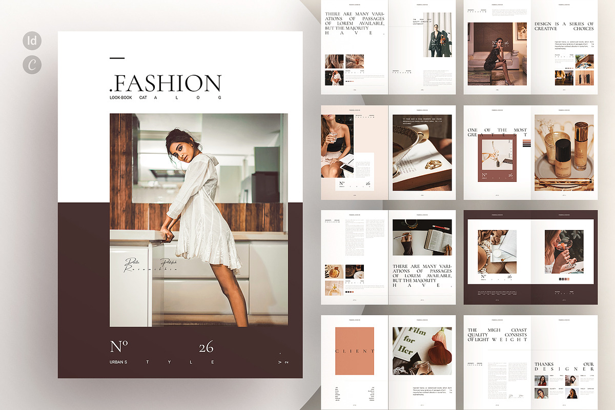 Fashion Lookbook Catalogue Template