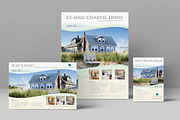 Coastal Real Estate Flyer Template, a Flyer Template by StockLayouts (Thumbnail 1 of 3)