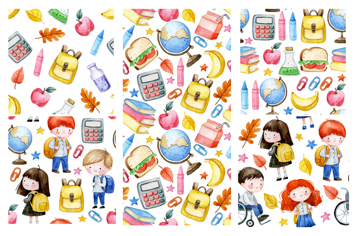 Back to school. Happy kids, an Education Illustration by made by Tanya (Photo 4 of 5)