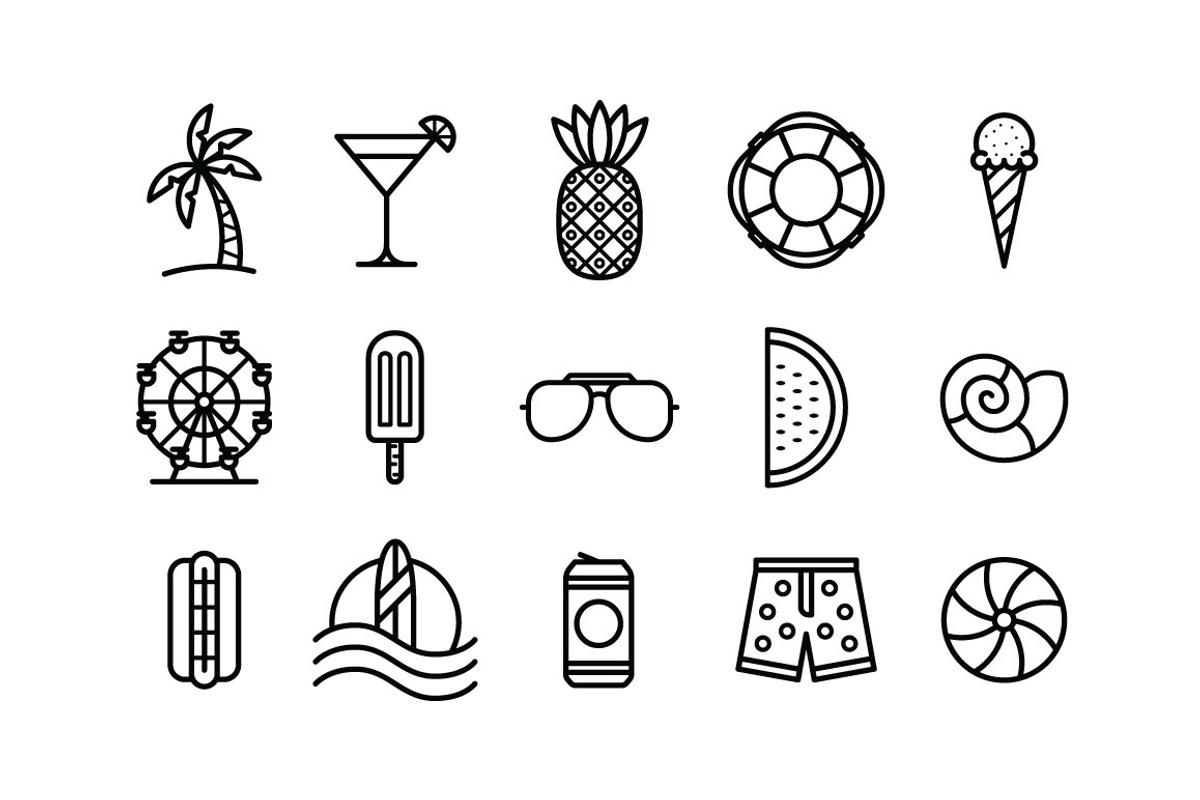 Summer Icons, an Illustration by jeremybooth (Photo 2 of 2)