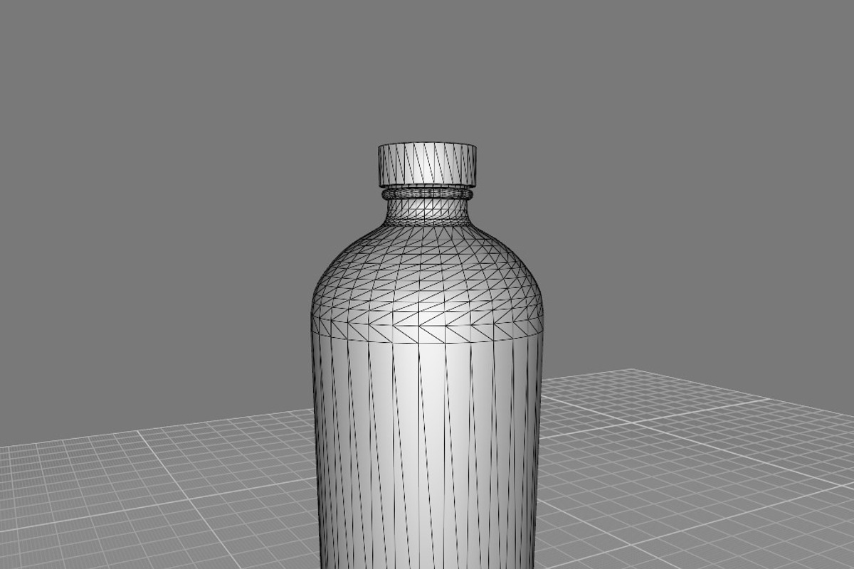 Boston Round Glass Bottle 16oz, an Object 3D Model by ashleycam3ron (Photo 5 of 5)