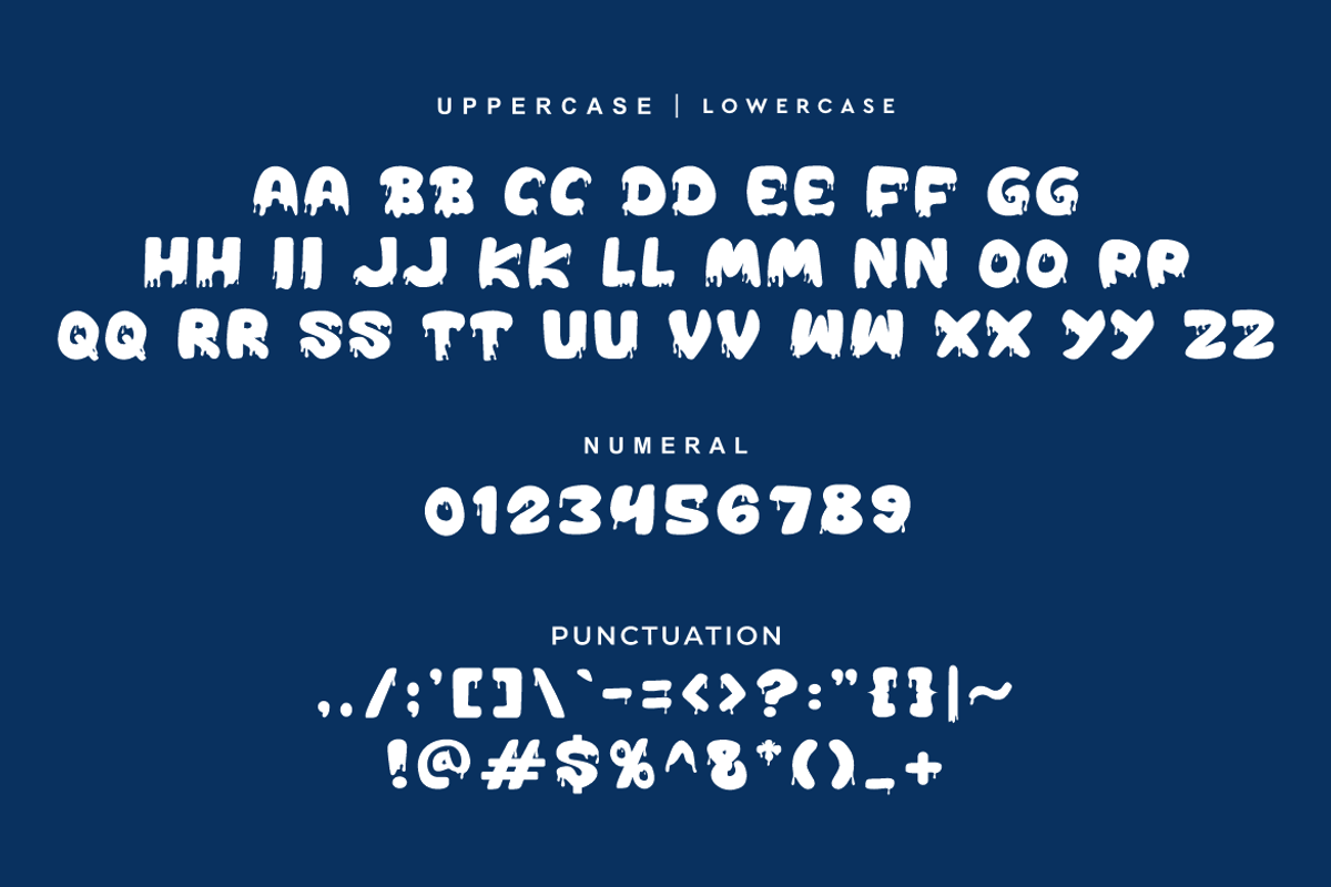 Bloody Goshat - Horror & Halloween, a Blackletter Font by QR Design Studio (Photo 6 of 7)