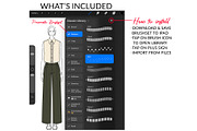Procreate Pattern Brushes, a Pattern Graphic by Art by Lin (Thumbnail 3 of 5)