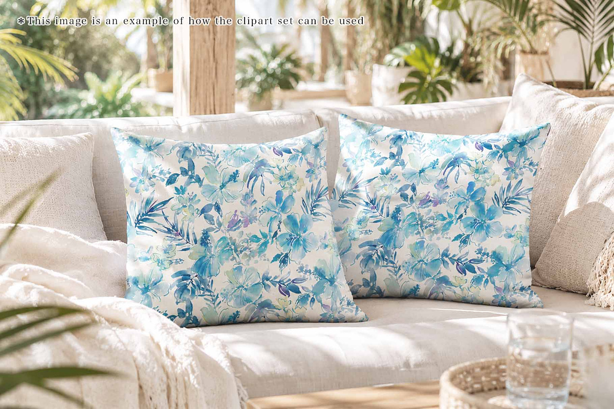 Watercolor Tropical floral set, an Object Graphic by Sawango Designs (Photo 8 of 10)