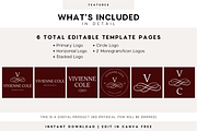 Elegant Monogram Logo Kit | Canva, a Branding & Logo Template by BrandhavenStudio (Thumbnail 5 of 9)