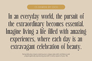 CS Damon – Condensed Font, a Serif Font by Craft Supply Co. (Thumbnail 8 of 8)