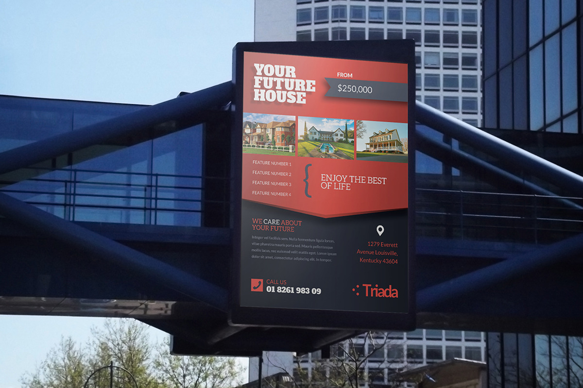 Bus Stop Billboard Design 1, a Flyer Template by Cooledition (Photo 3 of 5)