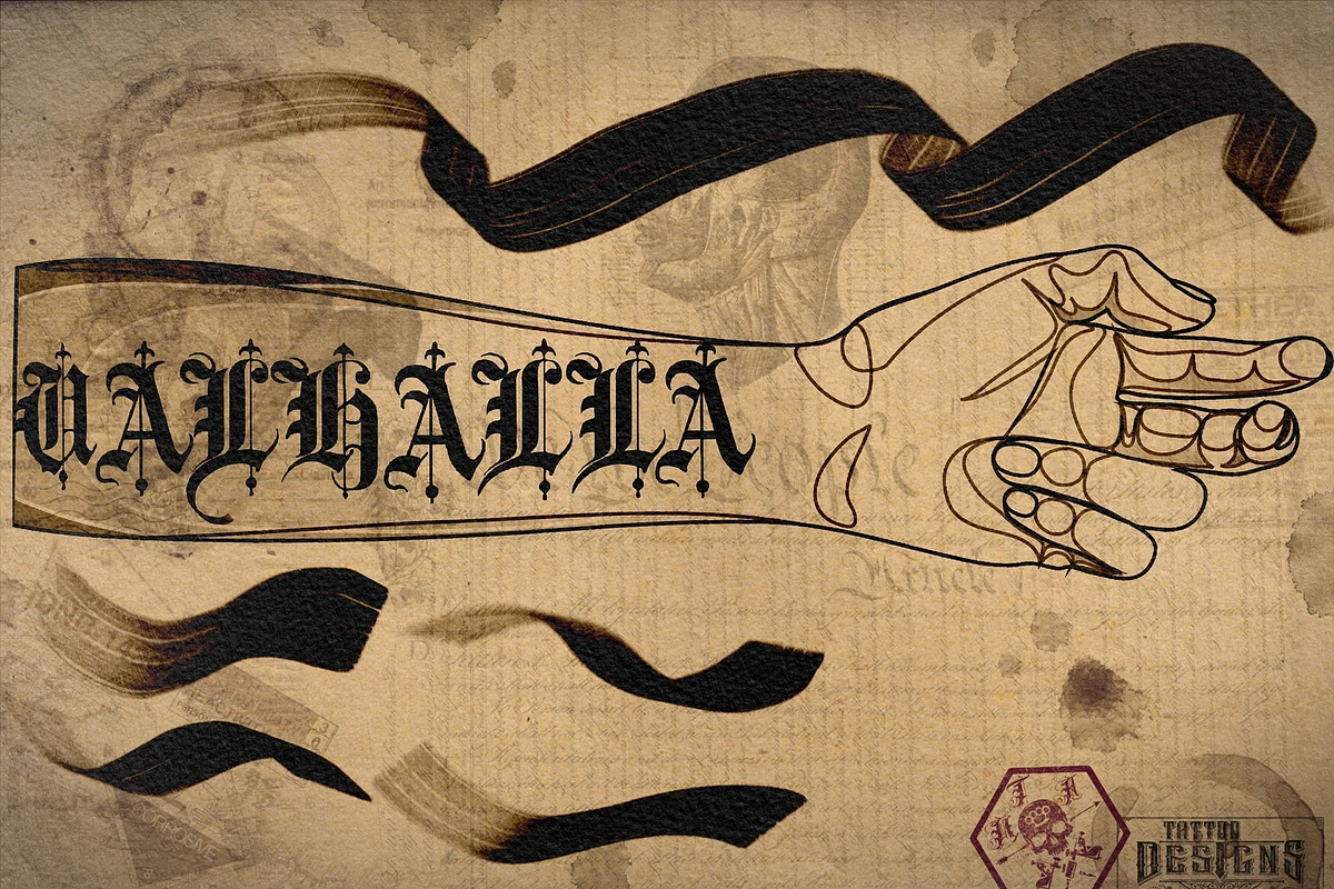 Procreate - calligraphy art bundle, a Brush Add-On by Studio.Valhalla