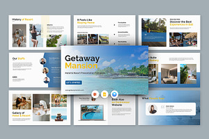 Hotel & Resort Presentation Template, a Presentation Template by Slide_Genius1