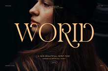Worid Elegant Luxury Serif Font