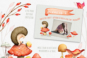 The Hedgehog - Mini Collection, an Illustration by Watercolor Nomads (Thumbnail 3 of 4)
