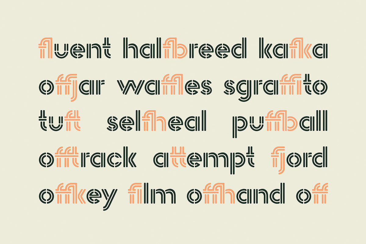Pikolo Block Alt Font preview 6