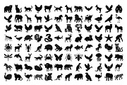 Wildlife Animal Silhouette Bundle, an Illustration by Creative_View (Thumbnail 3 of 3)