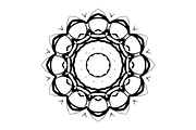 Modern Black and White Mandala Pack, a Decorative Illustration by NJ Himel (Thumbnail 67 of 101)