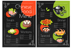 Chinese food menu template, a Templates & Theme by IMG visuals characters