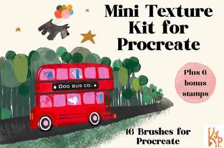Mini Procreate Texture Brush Kit