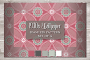 Vintage Seamless Pattern RED, a Pattern Graphic by Barbara's iCandy (Thumbnail 2 of 6)