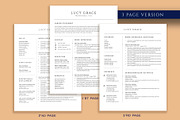 Modern Professional Resume Template, a Resume Template by VictoriousVita (Thumbnail 4 of 8)