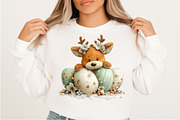 Whimsical Easter Reindeer Clipart, an Illustration by Craft Nest (Thumbnail 7 of 11)